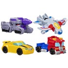 Transformers Toys Heroes Vs Villains 4-pack Autobot And Decepticon 4 5-inch
