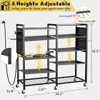 Power Tool Organizer Cart Charging Station Garage Floor Rolling Storage Cart
