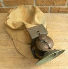 Antique Miners Hat W  Adjustment Strap   Auto-lite Carbide Lamp