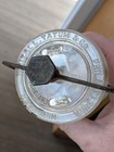 Whitall Tatum Pat 1895 Pontiled 4 25  X 3  Museum Specimen Jar W lid Clamp