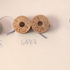 Silk Sewing Thread Buttonhole Twist D Belding Corticelli Vintage Wooden Spool