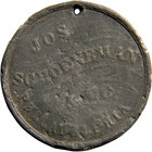 Philadelphia  Pa  1889  Jos  Schoeneman   Co Boxing Medal   01632 