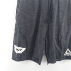 Reebok Athletic Shorts Men Size Large Black Ufc Logo Training Running Sports