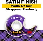 Gift Wrap Tape  Invisible  0 75 In  X 650 In   6 Dispensers pack