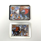 Harley-davidson 2003 Playing Cards 2 Pack Metal Tin Set Made In Usa Collectable