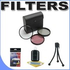 58mm 3 Piece Filter Kit For Canon Dslr 18-55mm  75-300mm  55-250mm And More   