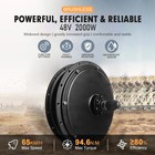 Mountain Electric Bike Conversion Kit 48v 2000w Front Rear Bicycle Motor Wheel
