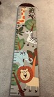 Wooden Hinged Monkey giraffe 5ft Growth Chart
