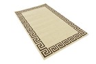 Athens Collection Classic Geometric Modern Border Design Area Rug  3 Ft 3 In    