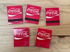 Lot Of 5 Vintage Enjoy Coca Cola Match Packs Full Red 