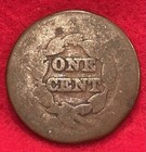 1851 Braided Hair Us Large Cent Copper Coin - Free Shipping