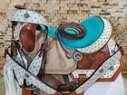 Classic Quality Leather Western Barrel Racing Trail Equestrian Horse Saddle
