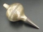 Superb Antique Victorian Brass Plumb Bob Steel Tipped