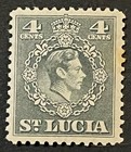 Travelstamps   St  Lucia Stamps Sc  138 - 4 Cent Kgvi 12 1 2p - Mint Mnh Og