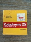Kodak Kodachrome 25 Color Movie Film Daylight Double 8mm Roll Km459 Seal Ex 2 81