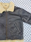Men s Distressed Brown Fur Aviator Bomber Leather Jacket - Winter Style Us Xxxl