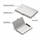 Stainless Steel Card Holder Case Metal Wallet Pocket Business Id Credit Card Box