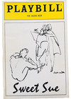 Sweet Sue Playbill Feb 9 1987 Ticket Stub Mary Tyler Moore Lynn Redgrave