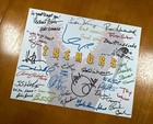 Tremors Title Card Signed- 8 5 X 11- Autograph Reprints- Graboids- Tremors Movie