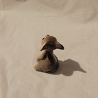 Vintage Tiny Hagen Renaker Figurine Holding Tail Miniature Mouse