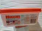 Vintage 1996 Huggies Natural Care Baby Diaper Wipes Container Prop Staging Empty