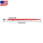 2   square Hay Spike Bale Spear 43  Wide Tine Spike 3000lb Capacity For Tractor