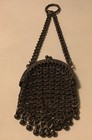 Antique Art Nouveau Chatelaine Purse Chain Mail Mesh