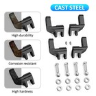 Mofun Driver Floorboard Relocation Brackets For Harley Touring Road King  97-16 