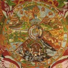 Tibetan Buddhist Nepal Gold Tapestry Thangka Reincarnation Thangka