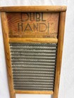 Vintage Small Size Washboard Dubl Handi Columbus Ohio  Pre-owned