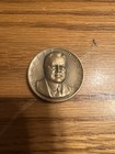 President Herbert Hoover Bronze High Relief Medal Art Coin