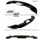 Gt500 Style Rear Spoiler W smoke Gurney Flap For 2015-2023 Ford Mustang Black