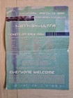Ultra Music Festival 1999 Miami Beach Flyer Poster 1st Event Super Rare