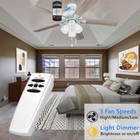 Ceiling Fan Remote Control Replacement For Harbor Breeze Hampton  3 Speed Dimmer