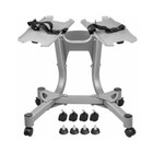 Adjustable Dumbbell Rack Stand 220lbs For 552 1090 Dumbbell W  Wheels Gym Holder