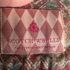 Scotch R belle Kids Tiger Print Scarf Pink Tassel Accent Mixed Print