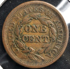 1853 Braided Hair Large One Cent Nice Coin   2730