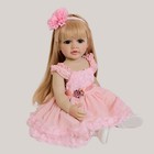 Lifelike Reborn Baby Dolls 22in Full Body Vinyl Girl Waterproof Realistic Infant