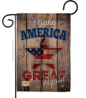 Make America Great Again Donald Trump Re-election Support Garden House Yard Flag