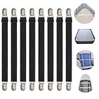 Adjustable Bed Sheet Straps Suspenders Elastic Sheet Fasteners Grippers