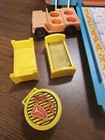 Vintage 1975 Fisher Price Play Family A-frame Complete- See Desc 