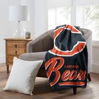 Nfl Team Micro Raschel Throw Blanket 50 X 60 Soft Plush Cozy Design