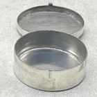 Vintage Signed  mexico Th-46  Sterling Silver Round Trinket pill Box 17 77g