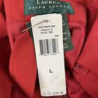 Nwt Ralph Lauren Red 100  Silk 2 Piece Jacket  large  Pants  14p  Set R3