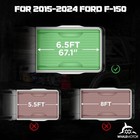 6 5ft Frp Hard Tonneau Cover For 2015-2025 Ford F150 F-150 Truck Bed Waterproof