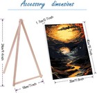 Paint By Numbers Kit For Adults With Frame  Landscape Paint By Number Canvas  Mo