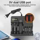 7-slot Smart Battery Charger Lcd Display For Aa aaa Nimh Rechargeable Batteries