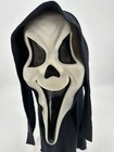 Vintage 90 s Scream Mask Hooded Ghost Face Smile Fun World Div Glow In The Dark