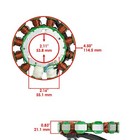 Stator   Gasket For Honda Trx400ex Trx 400 Ex Sportrax 1999-2008 Magneto New