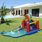 Inflatable Kid Bounce House Slide Climb Splash Park Pool Jumping Castle Kids Toy
